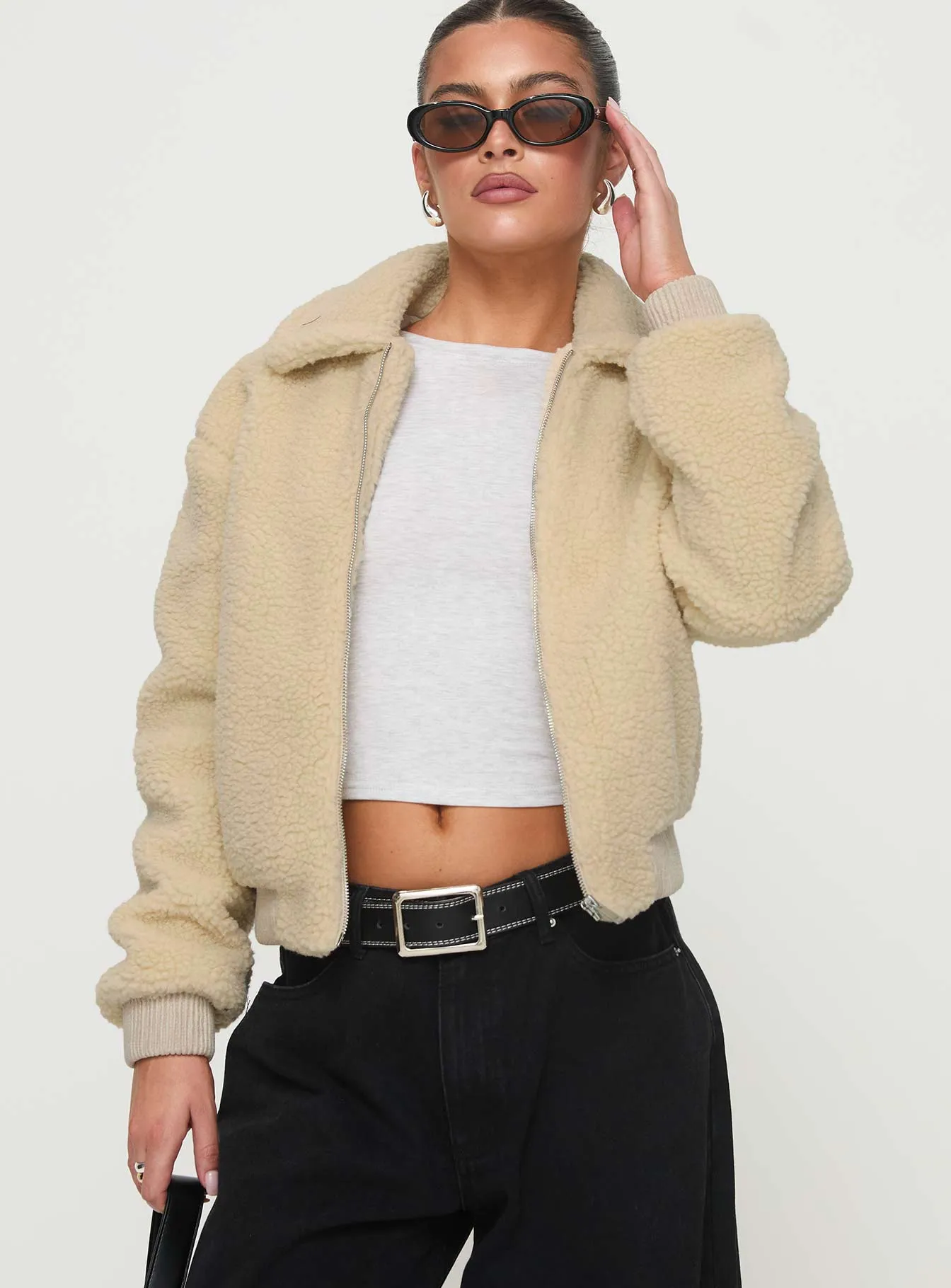 Ferrigia Teddy Jacket Cream