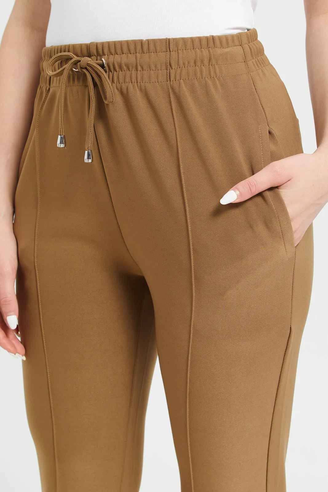 Front Pleat Taperred Trouser