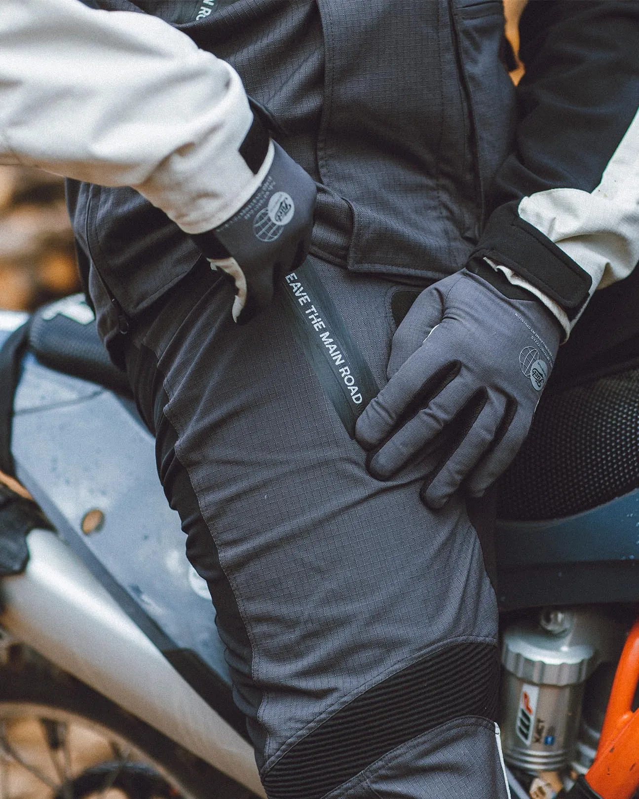 Fuel Motorcycles Endurage Trousers - Dark Grey