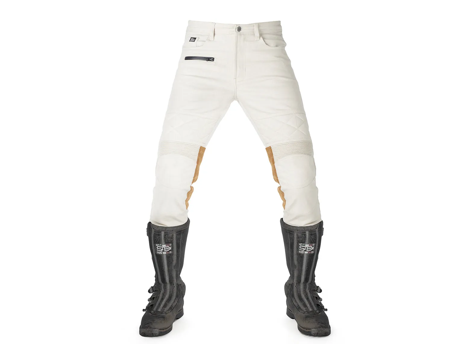 Fuel Motorcycles Sergeant 2 Trousers - Colonial White