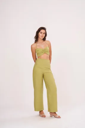 Green Hues Parallel Trouser