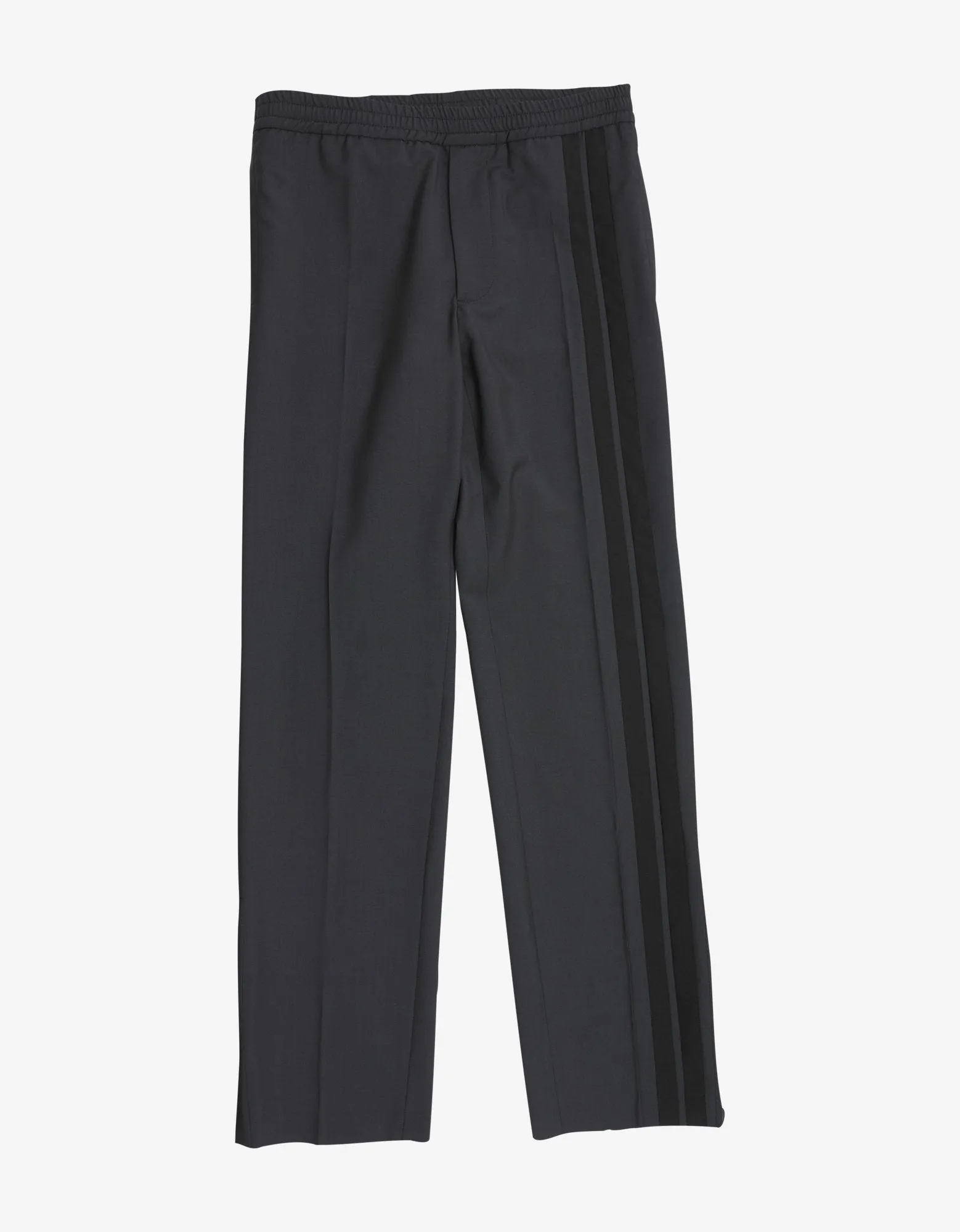 Grey Side Stripe Trousers