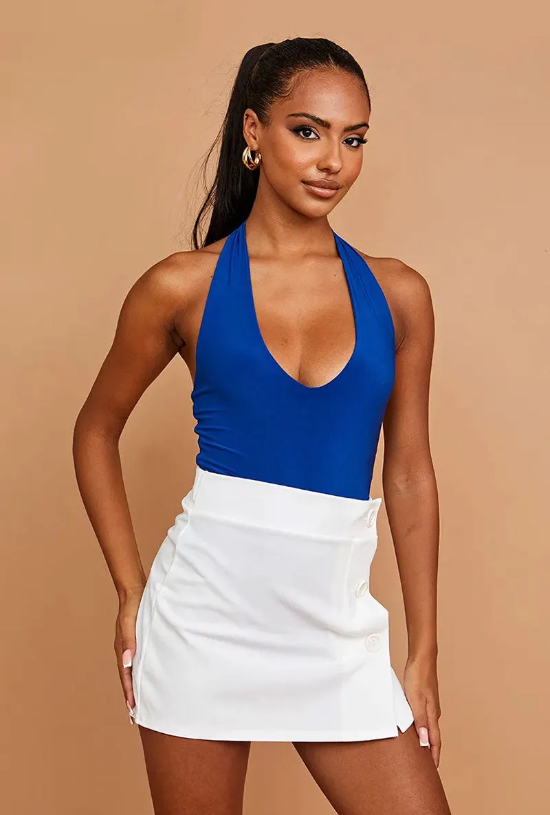 HALTER NECK SLINKY BODYSUIT