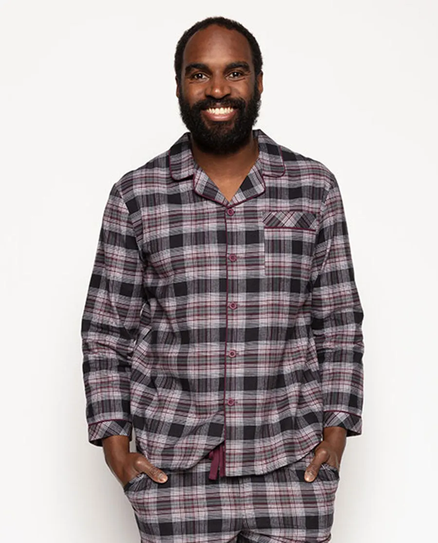 Harley Brushed Check Pyjama Top