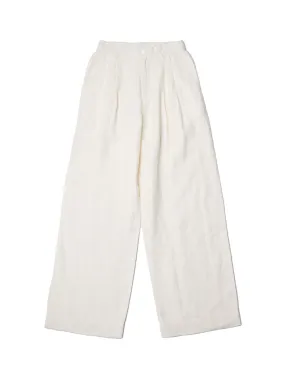 Hemp Women's Woven Wide-leg Trousers