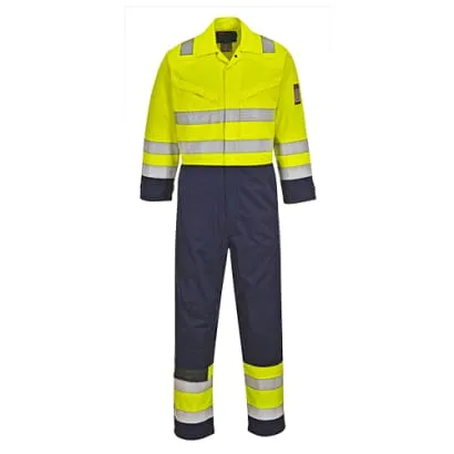 Hi Vis Inherent Modaflame FRAS Arc Flash Coverall -Class 3 Portwest MV28