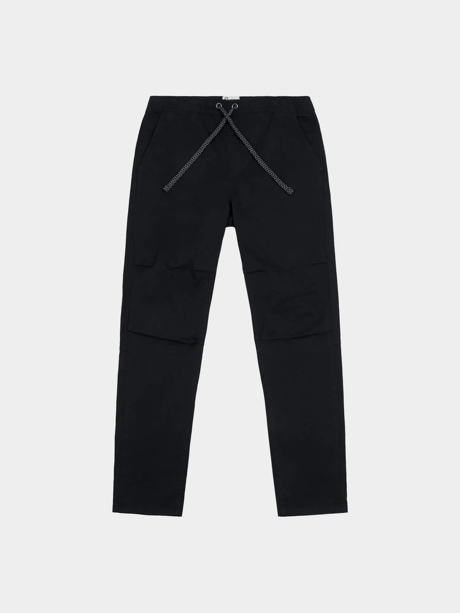 Hudson Script Elasticated Waist Pants in Black