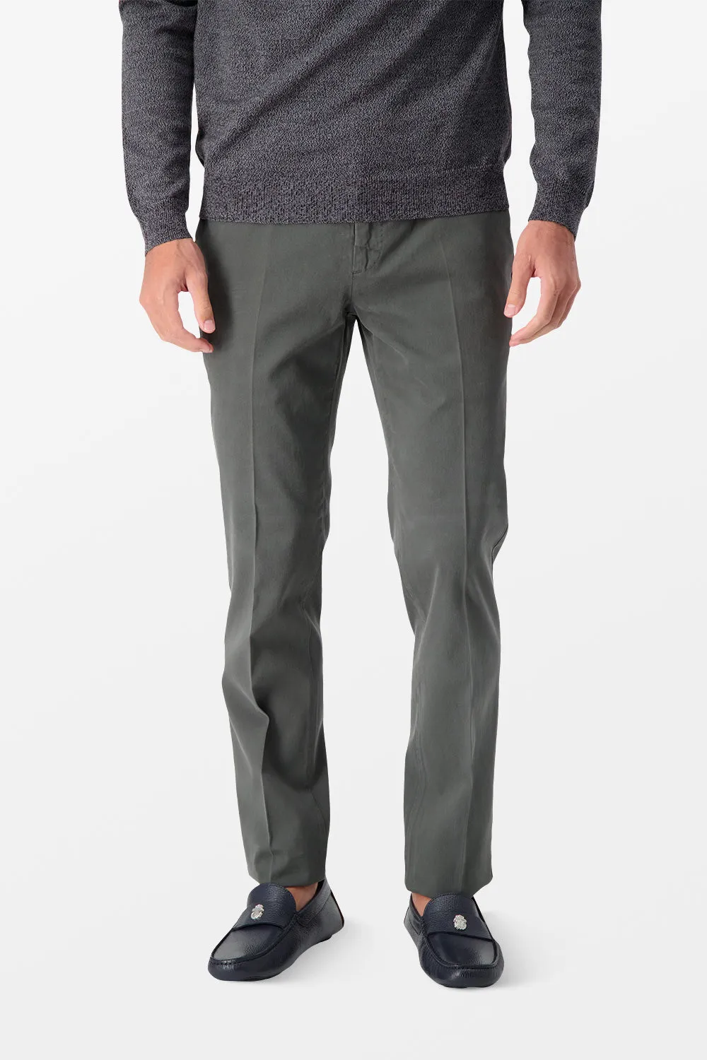 Incotex Grey Classic Trousers