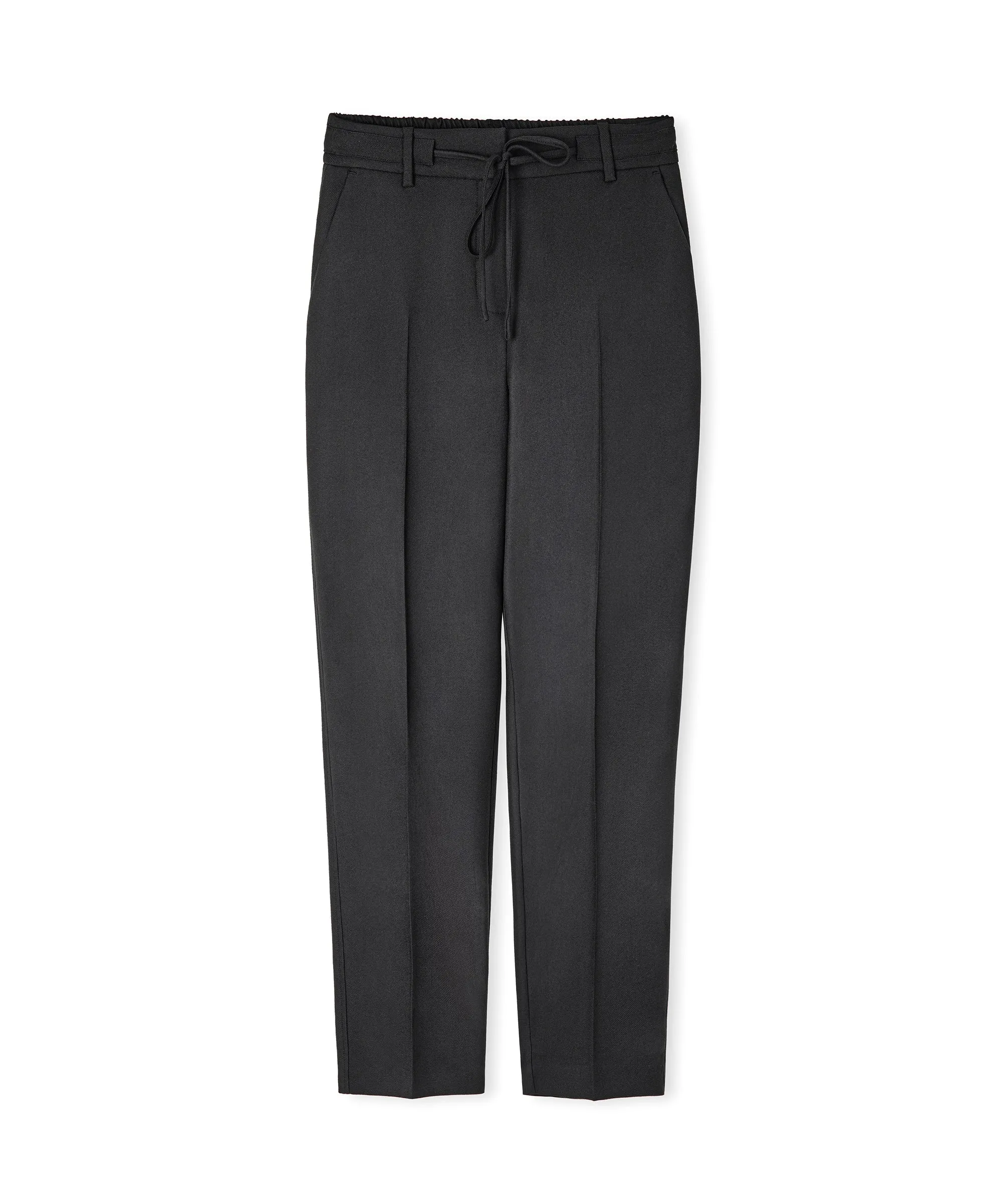 Ipekyol Thin Belted Drapey Fit Trousers Black