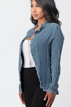 Italian Fringe Trim Jacket