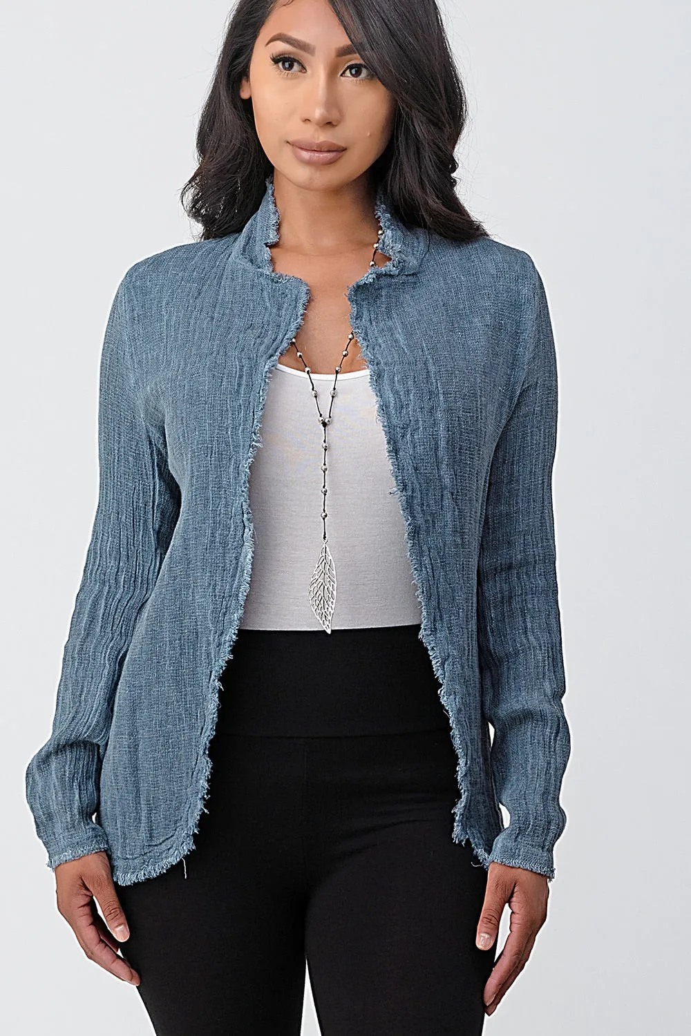 Italian Fringe Trim Jacket