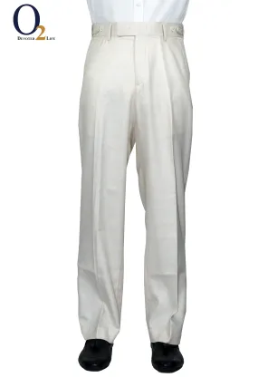 Ivory Double Gurkha Wool Pant