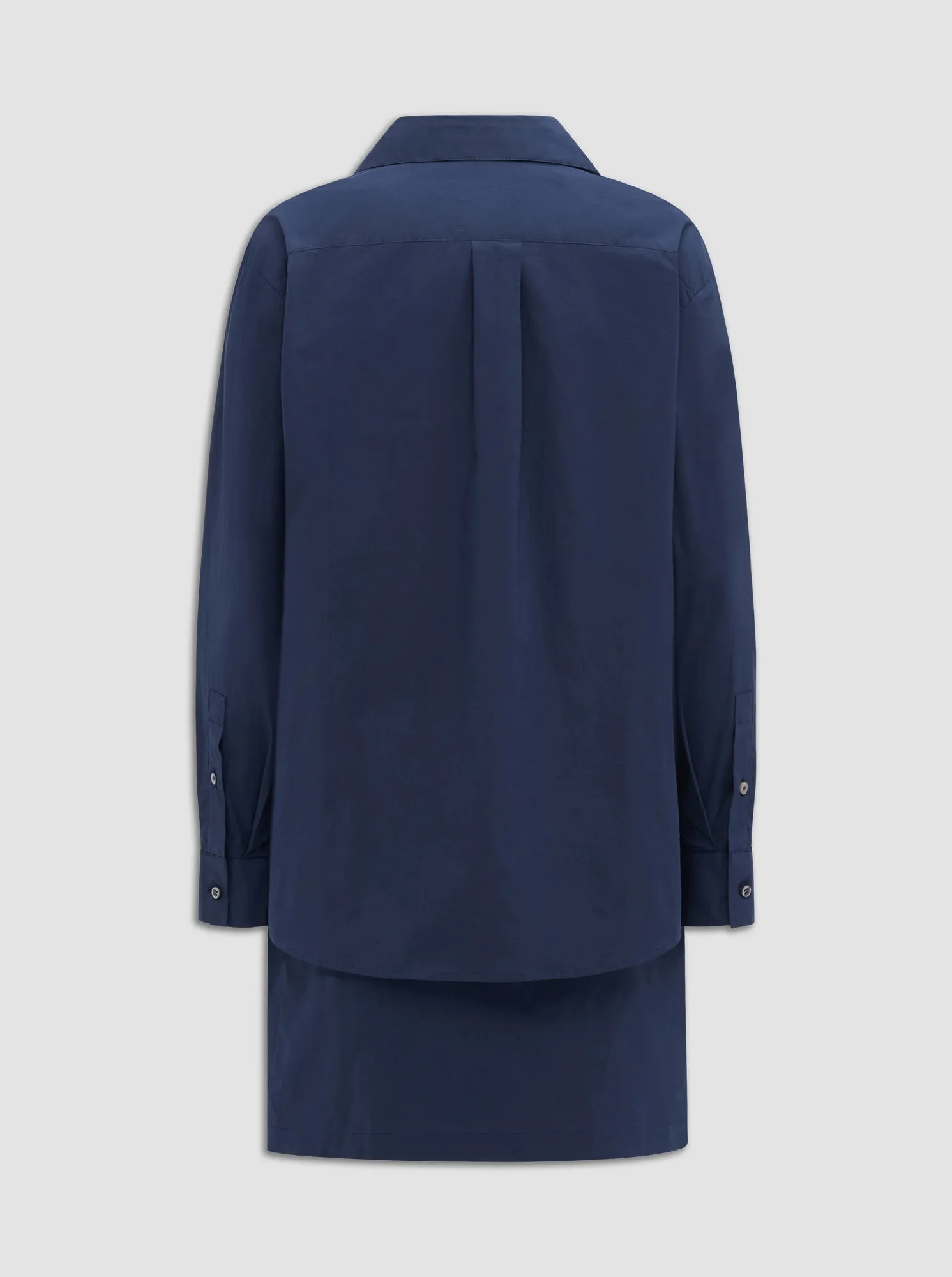 JAXINA Wrap shirt dress Navy