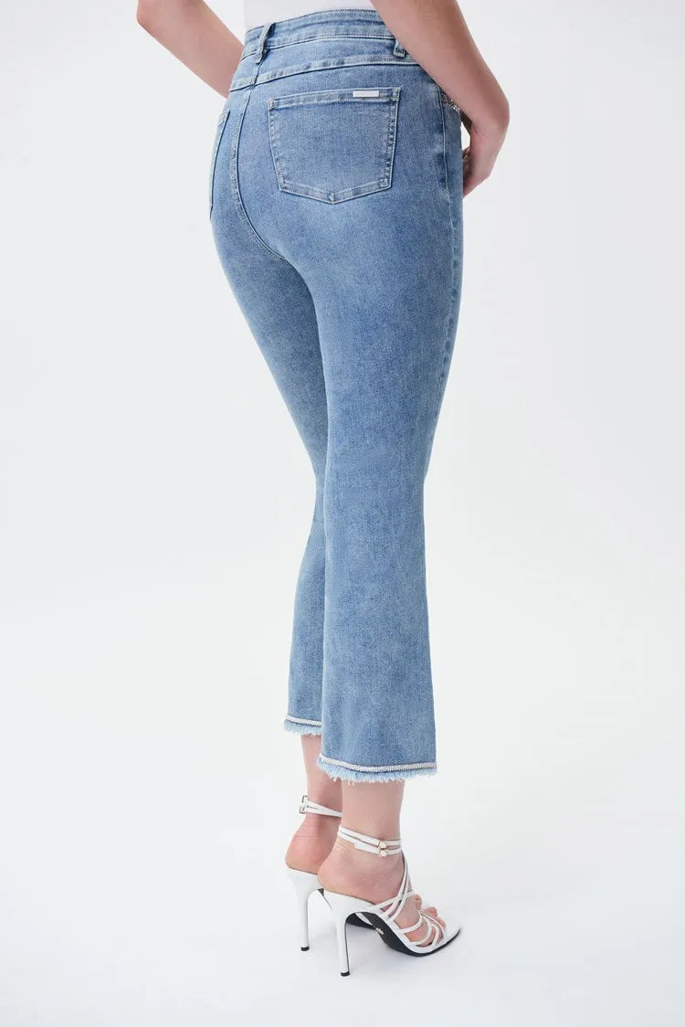 J.R 231919 Crop Flared Jeans