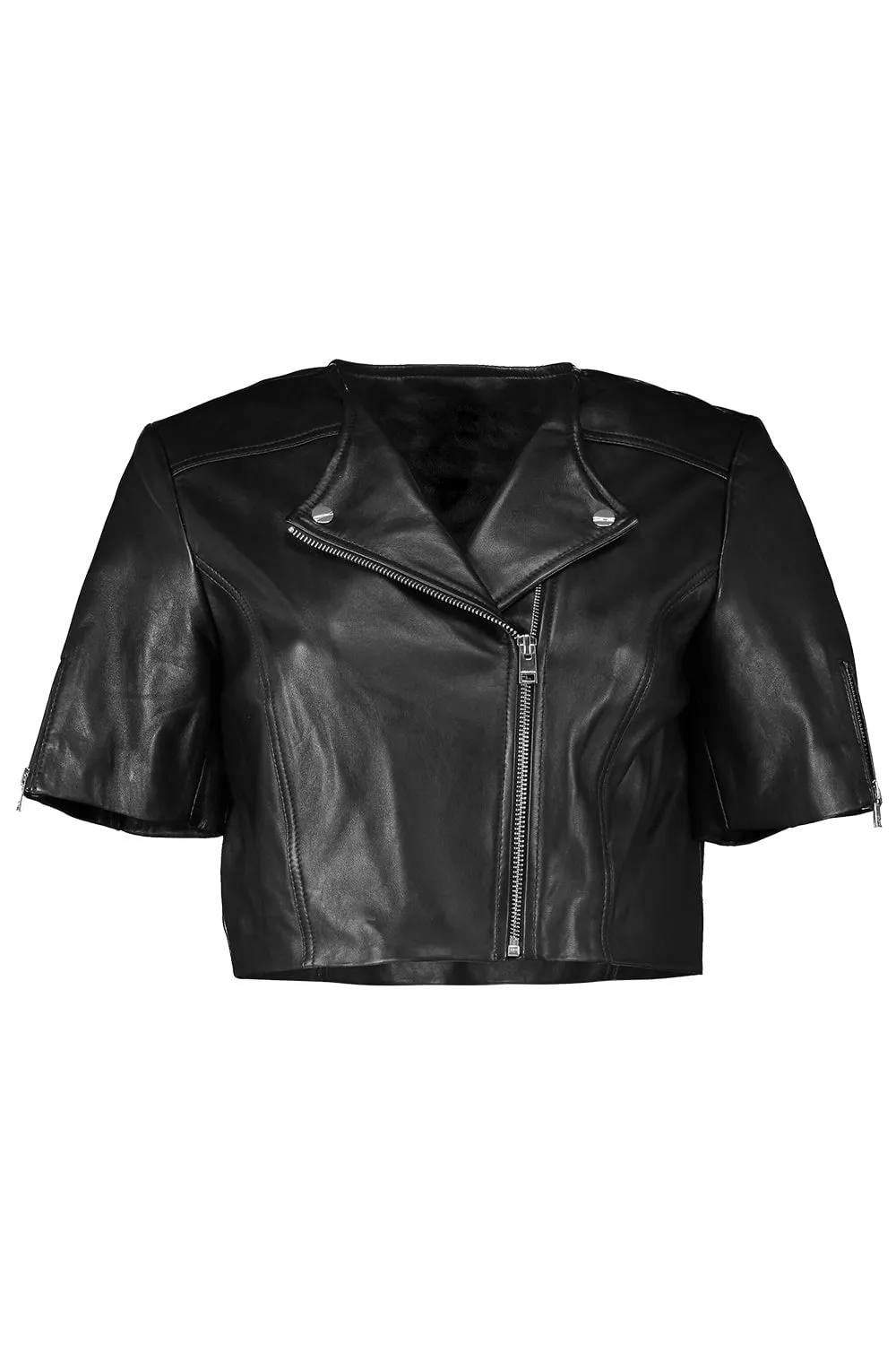 Kirsi Cropped Jacket - Black