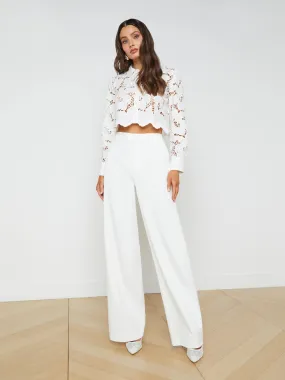 L'Agence Livvy Straight-Leg Trouser