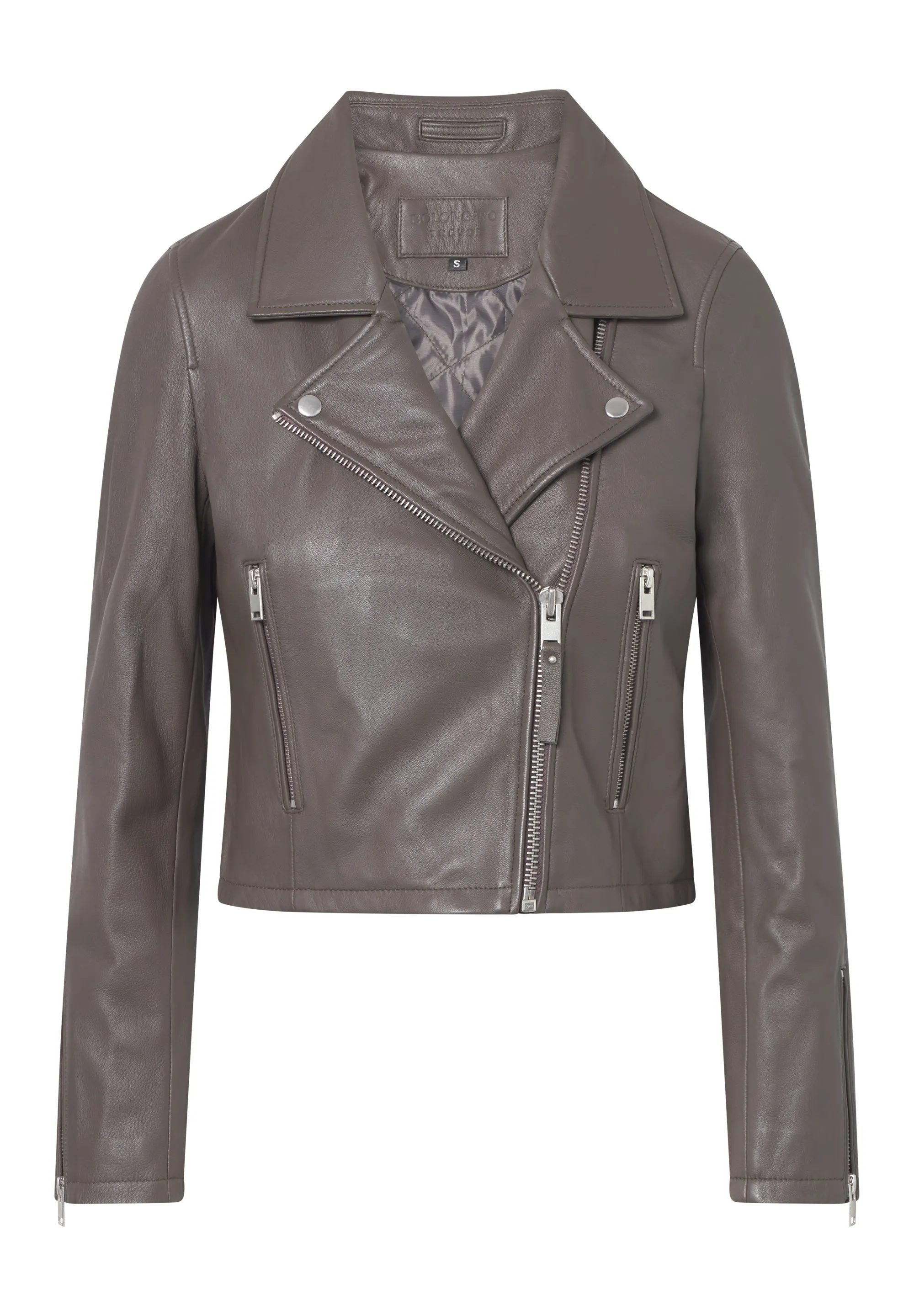 Leather Minimal Biker Jacket