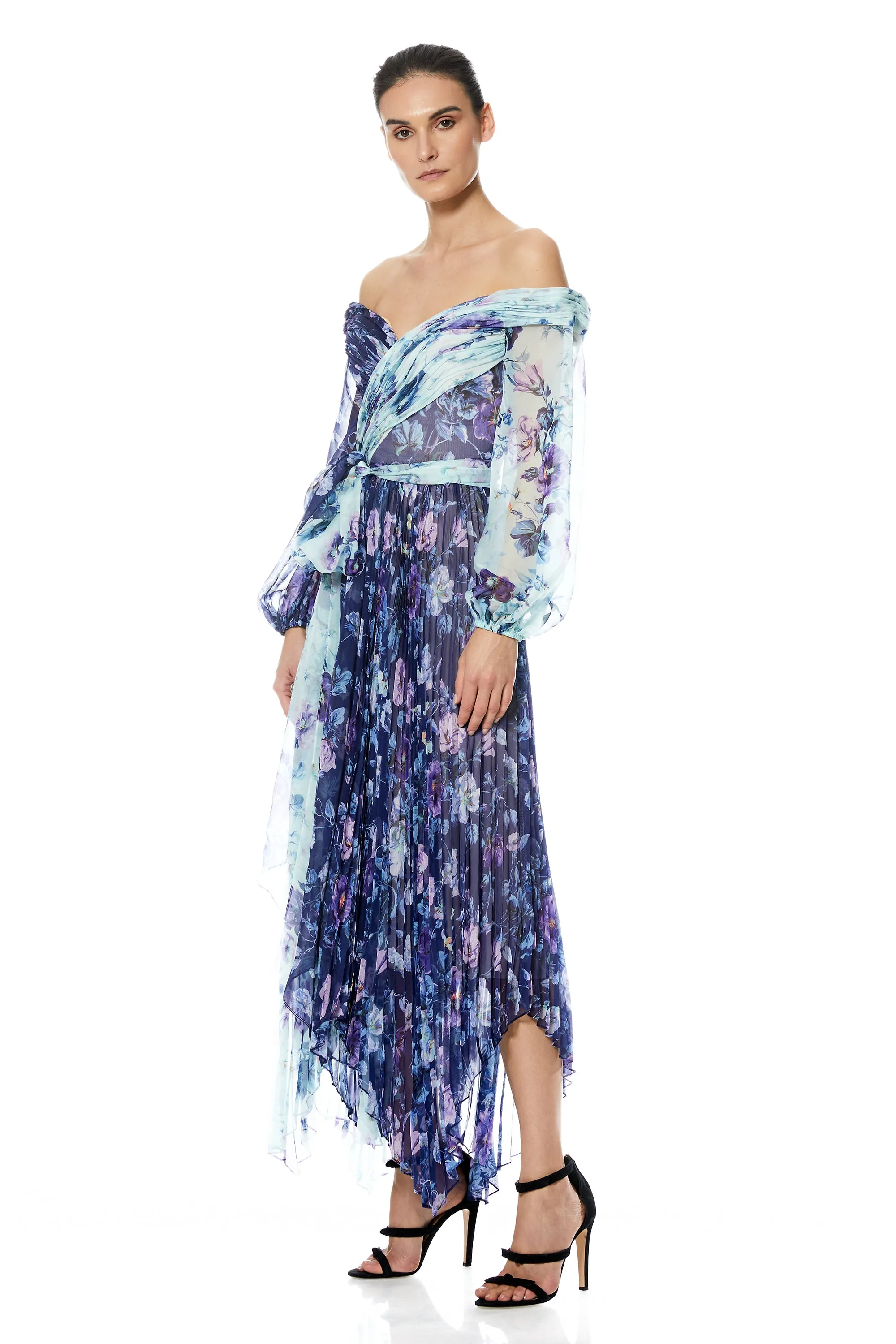 Lennon Handkerchief Wrap Dress