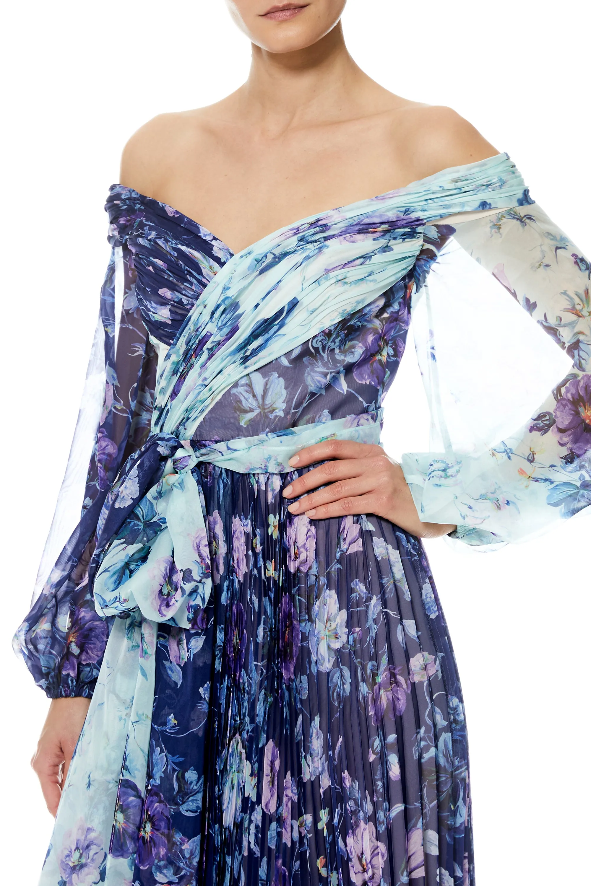 Lennon Handkerchief Wrap Dress