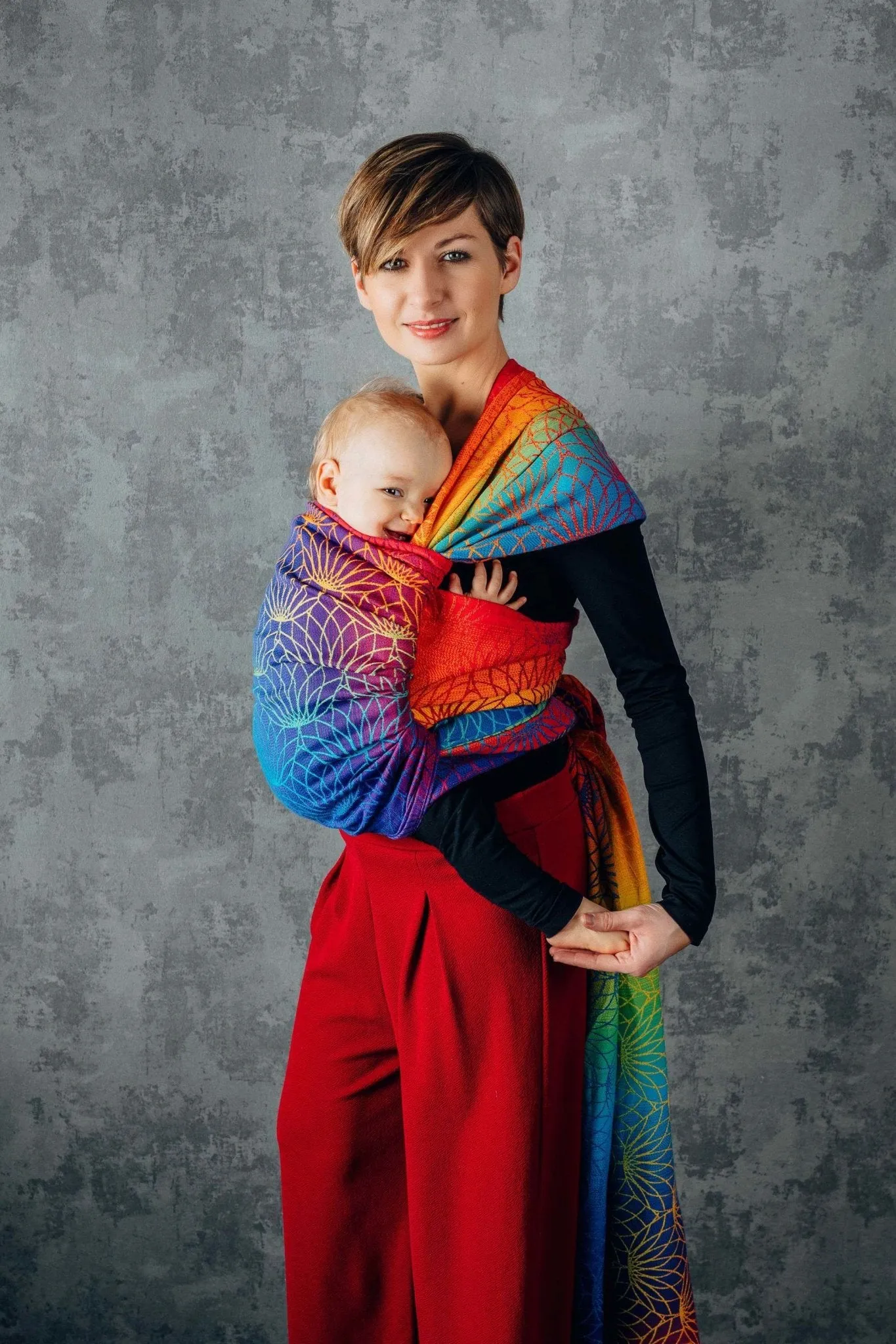 LennyLamb Woven Wrap Rainbow Lotus