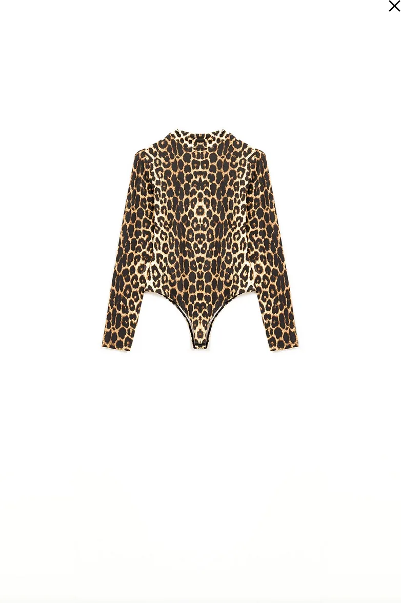 Leopard Animal Print Bodysuit