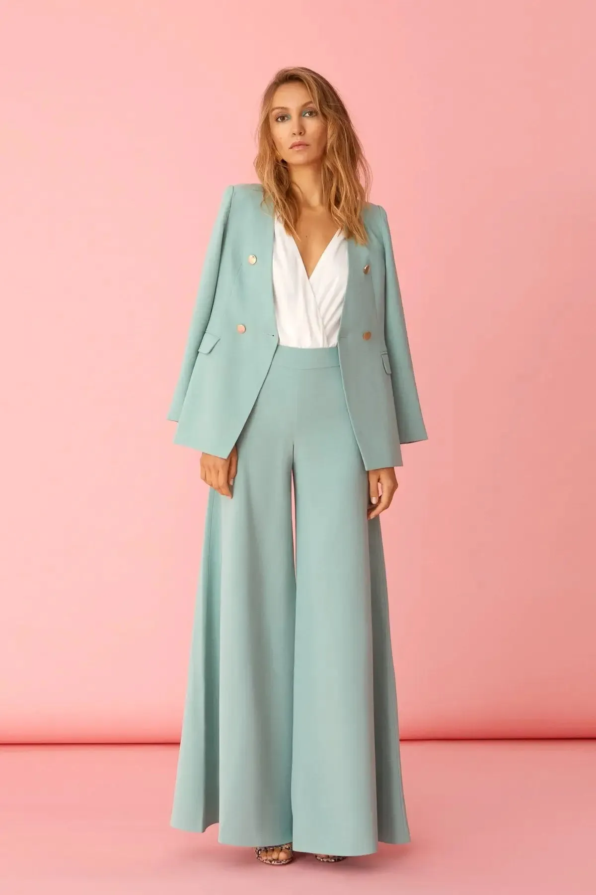 Lindy Green Wide Leg Pants