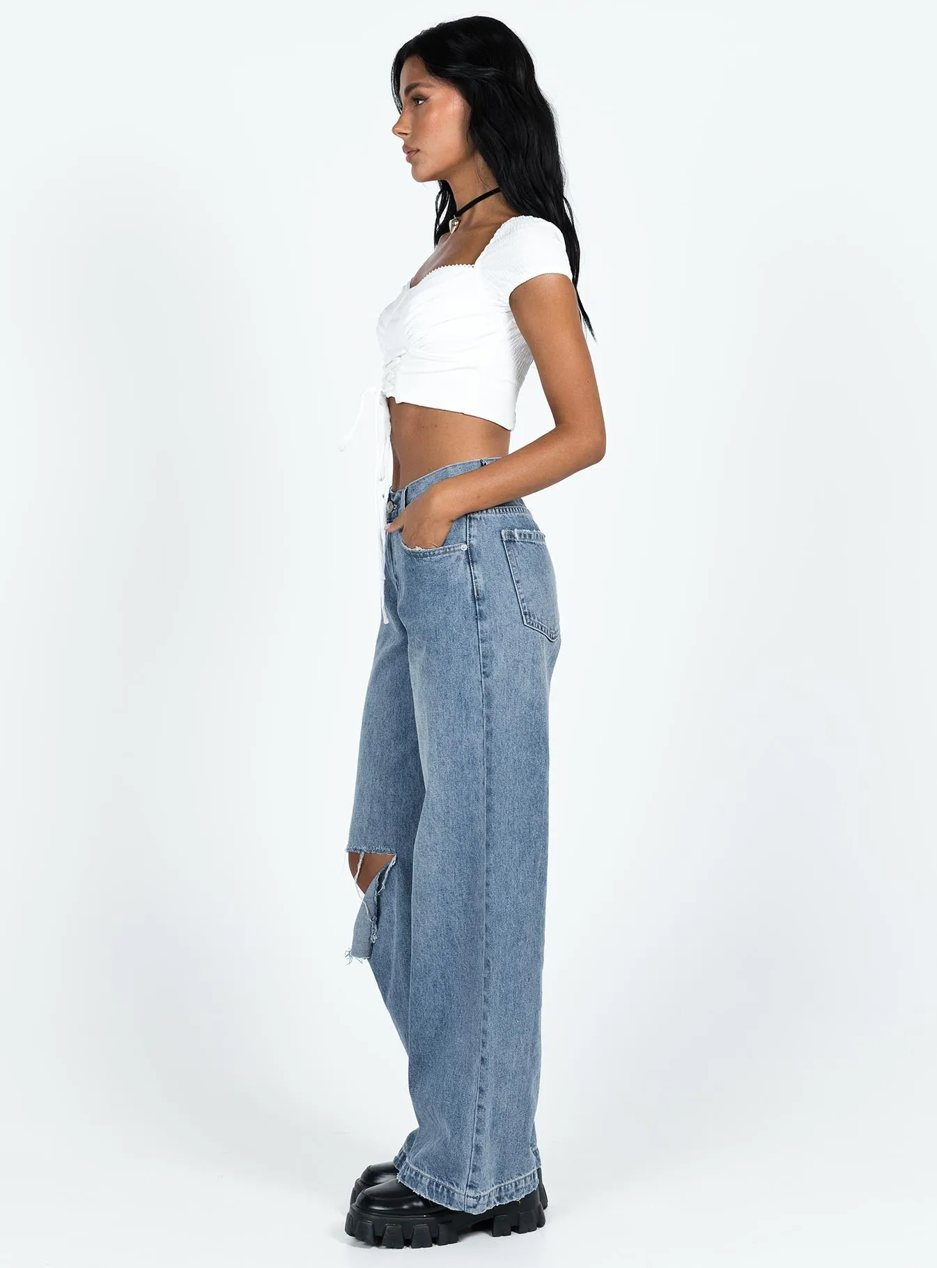 Livvy Jeans Mid Wash Denim