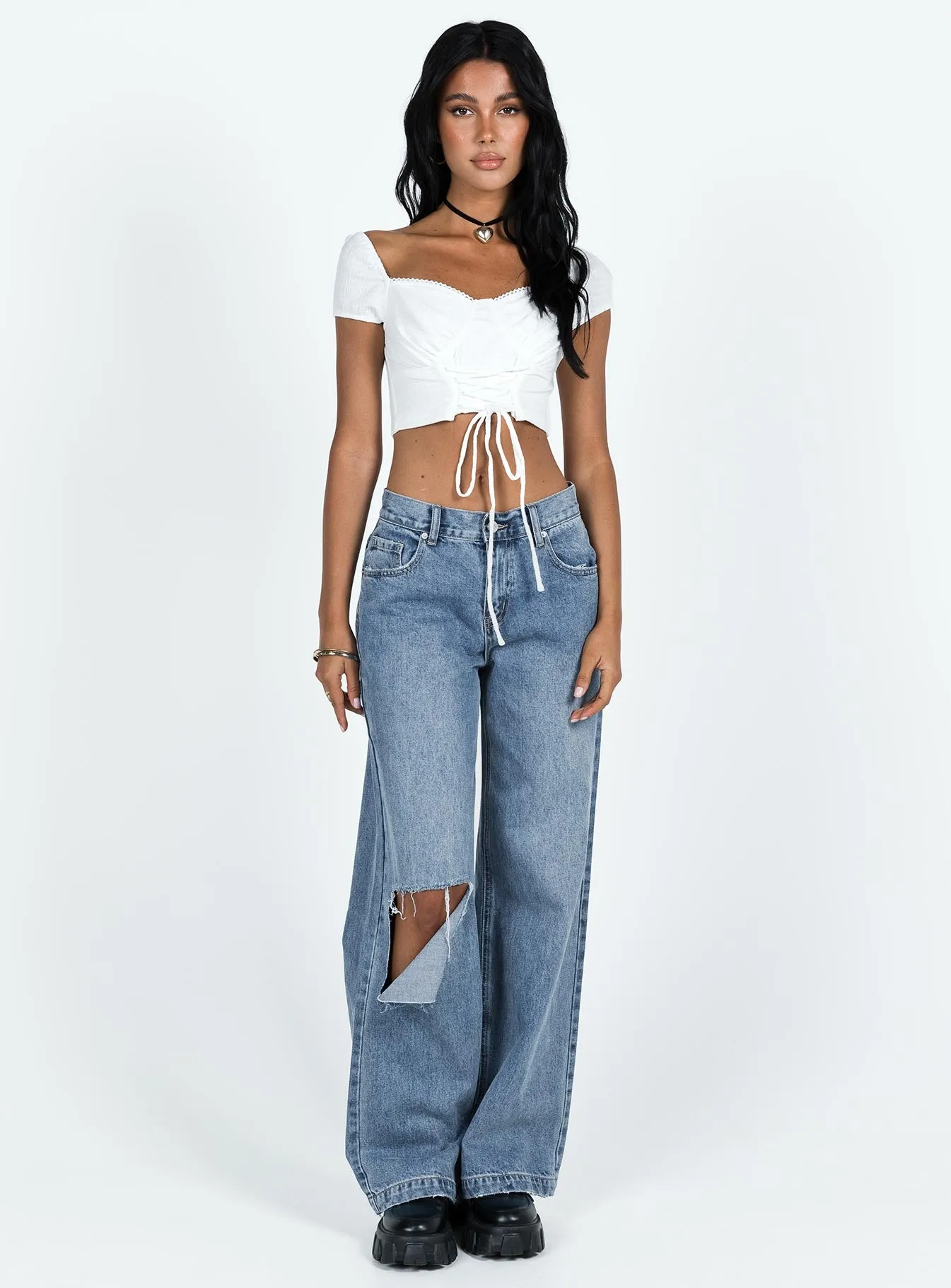 Livvy Jeans Mid Wash Denim