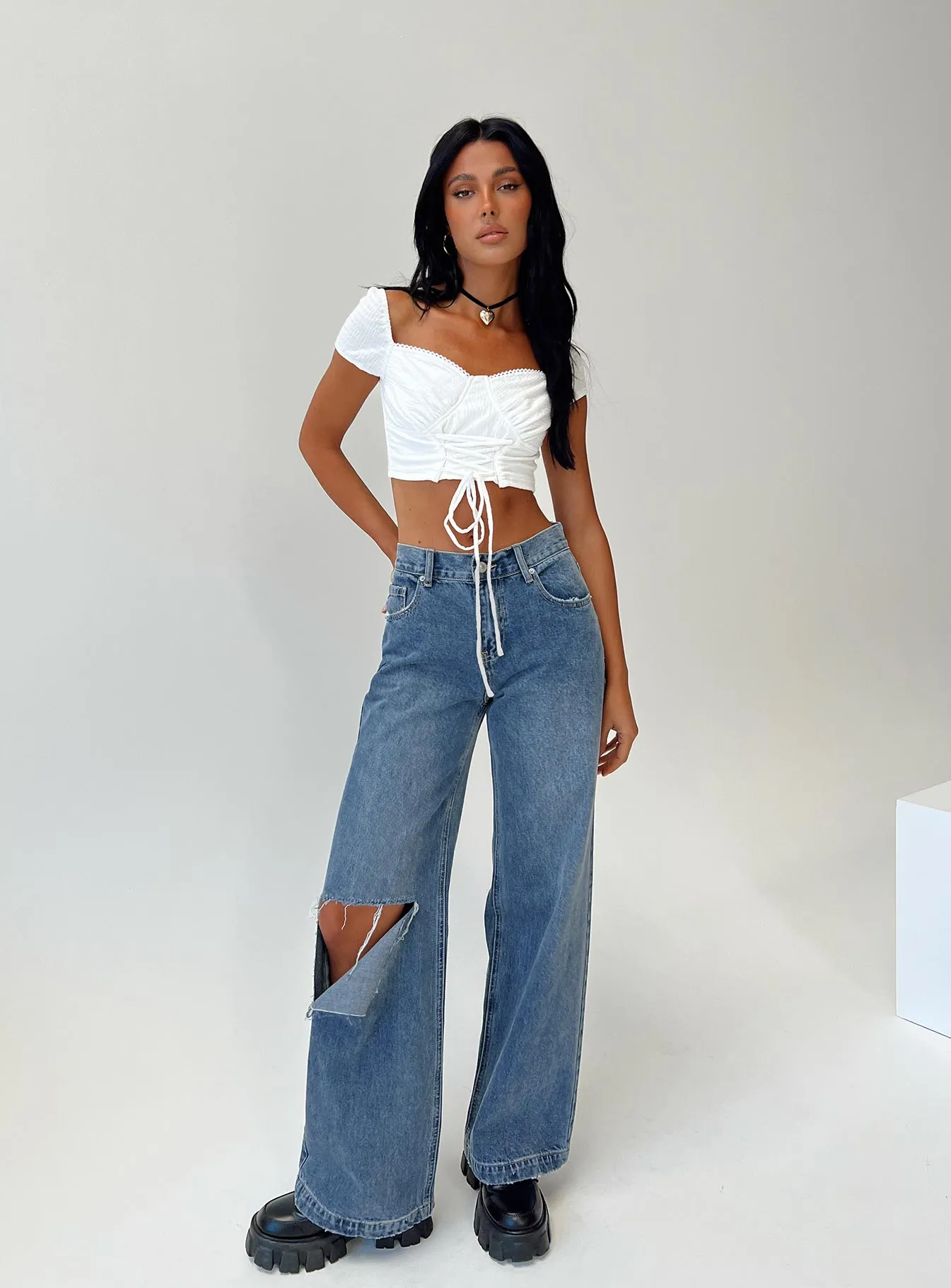 Livvy Jeans Mid Wash Denim