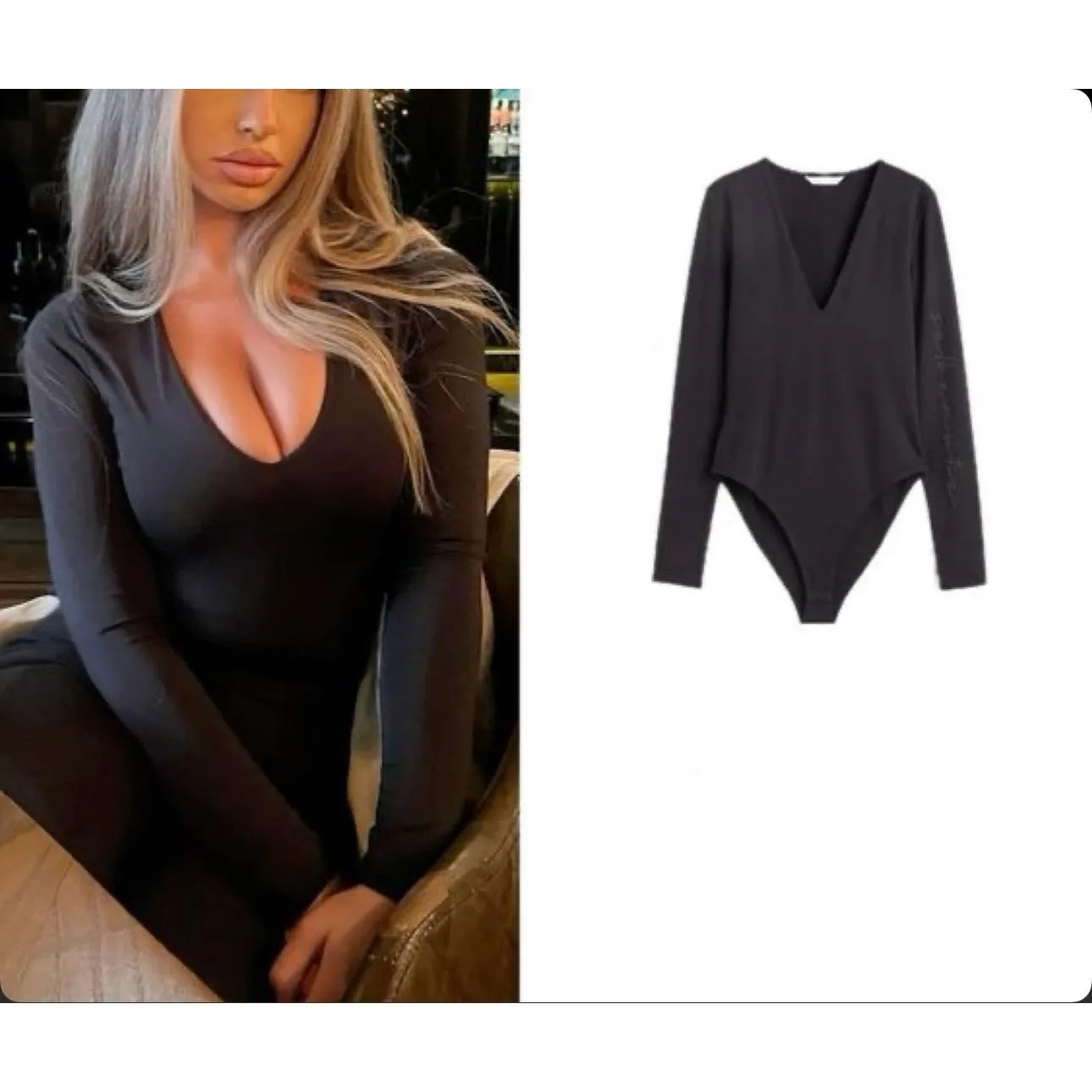 Long Sleeve Round Neck Bodysuit