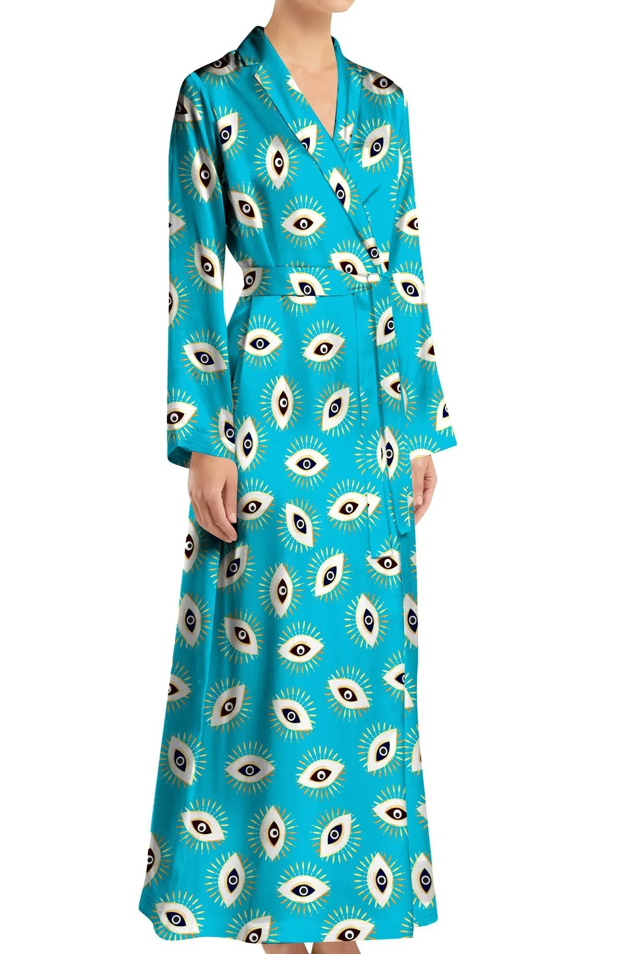 Long Sleeve Wrap Dress