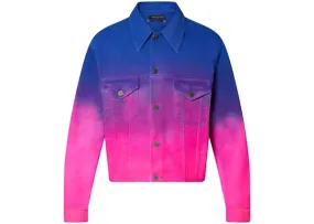 Louis Vuitton 'Cropped Gradient' Denim Jacket