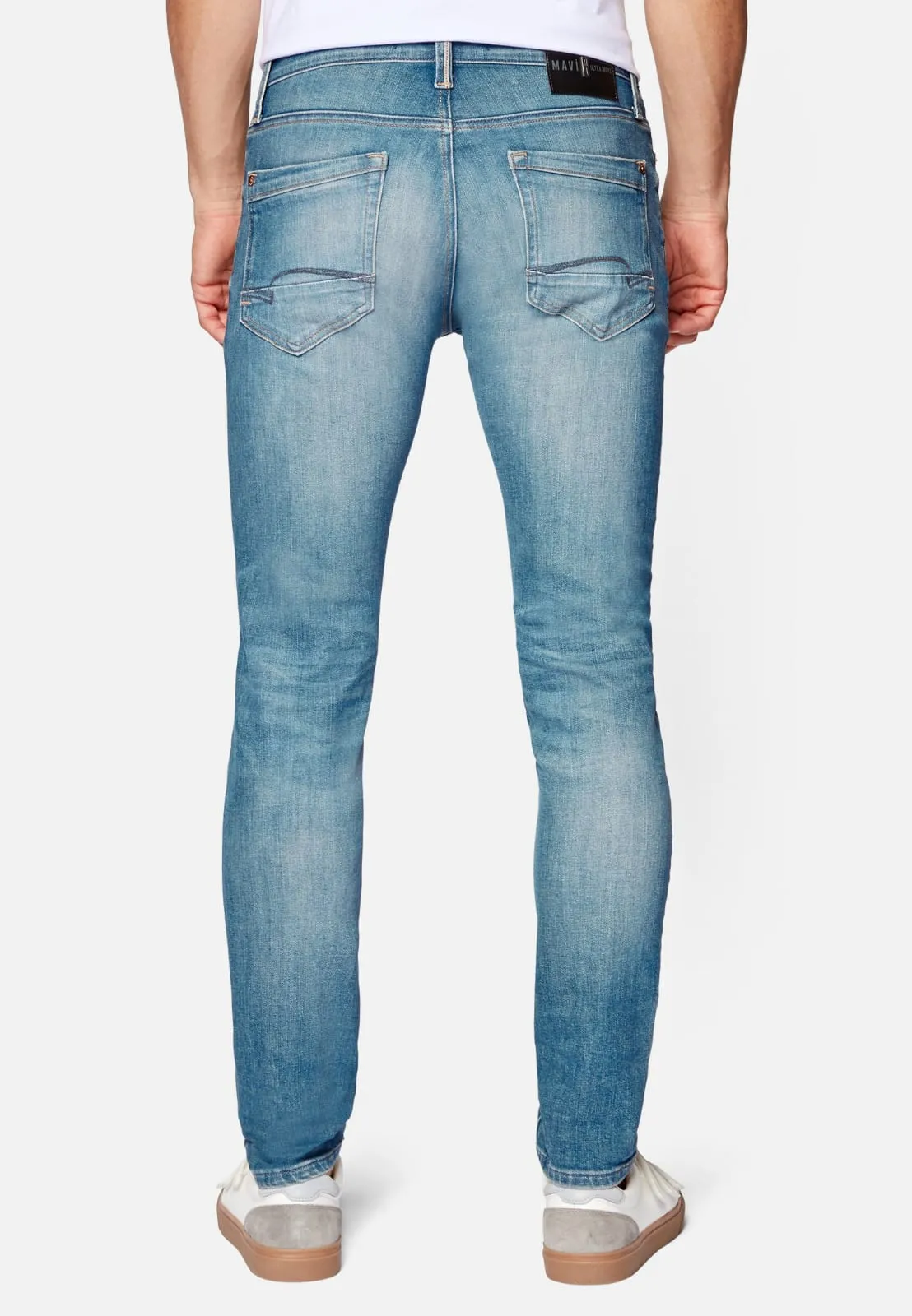 Mavi Jeans Herren James Skinny Fit ash blue ultra