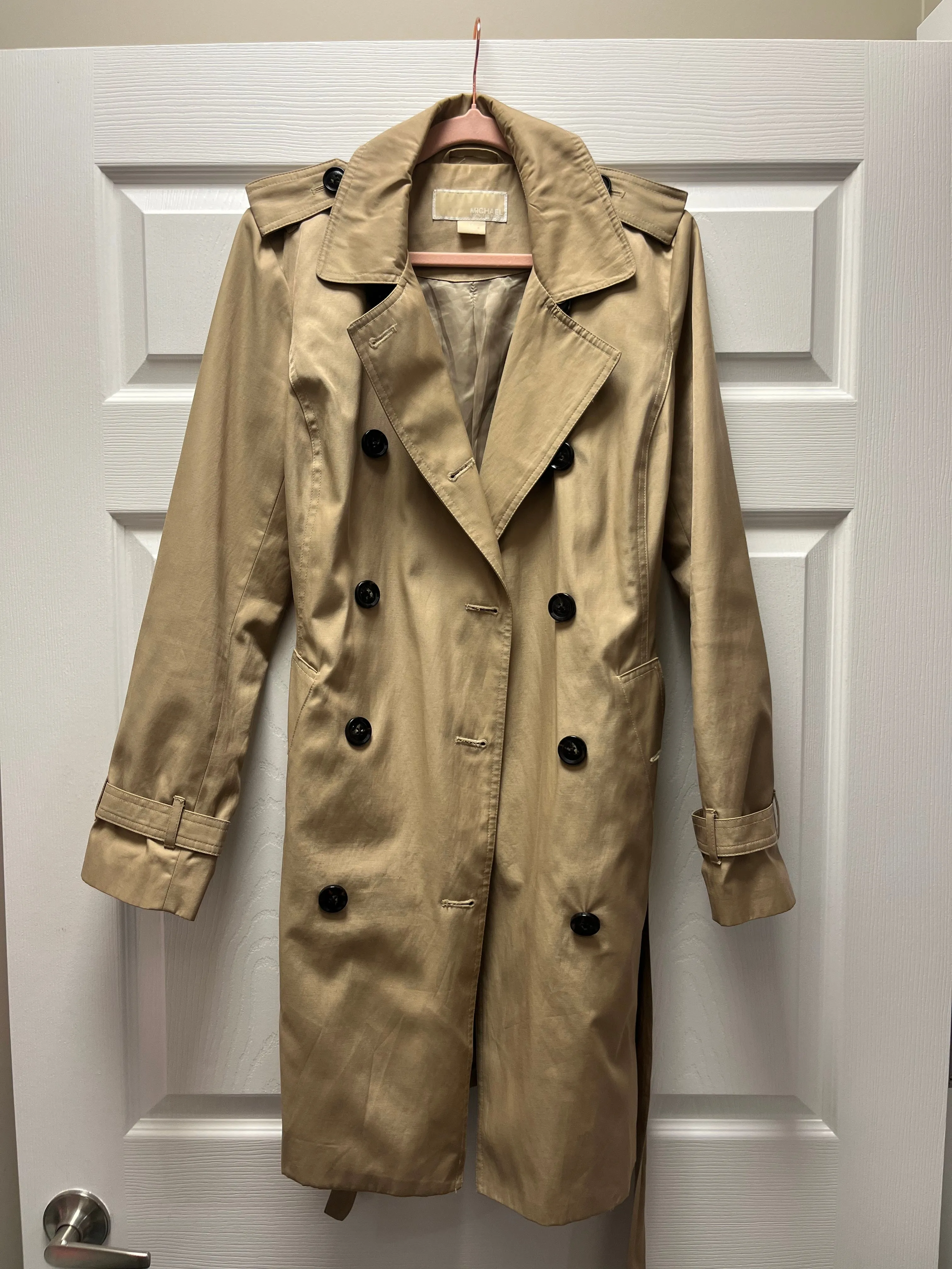 Michael Kors Trench Coat Sz S