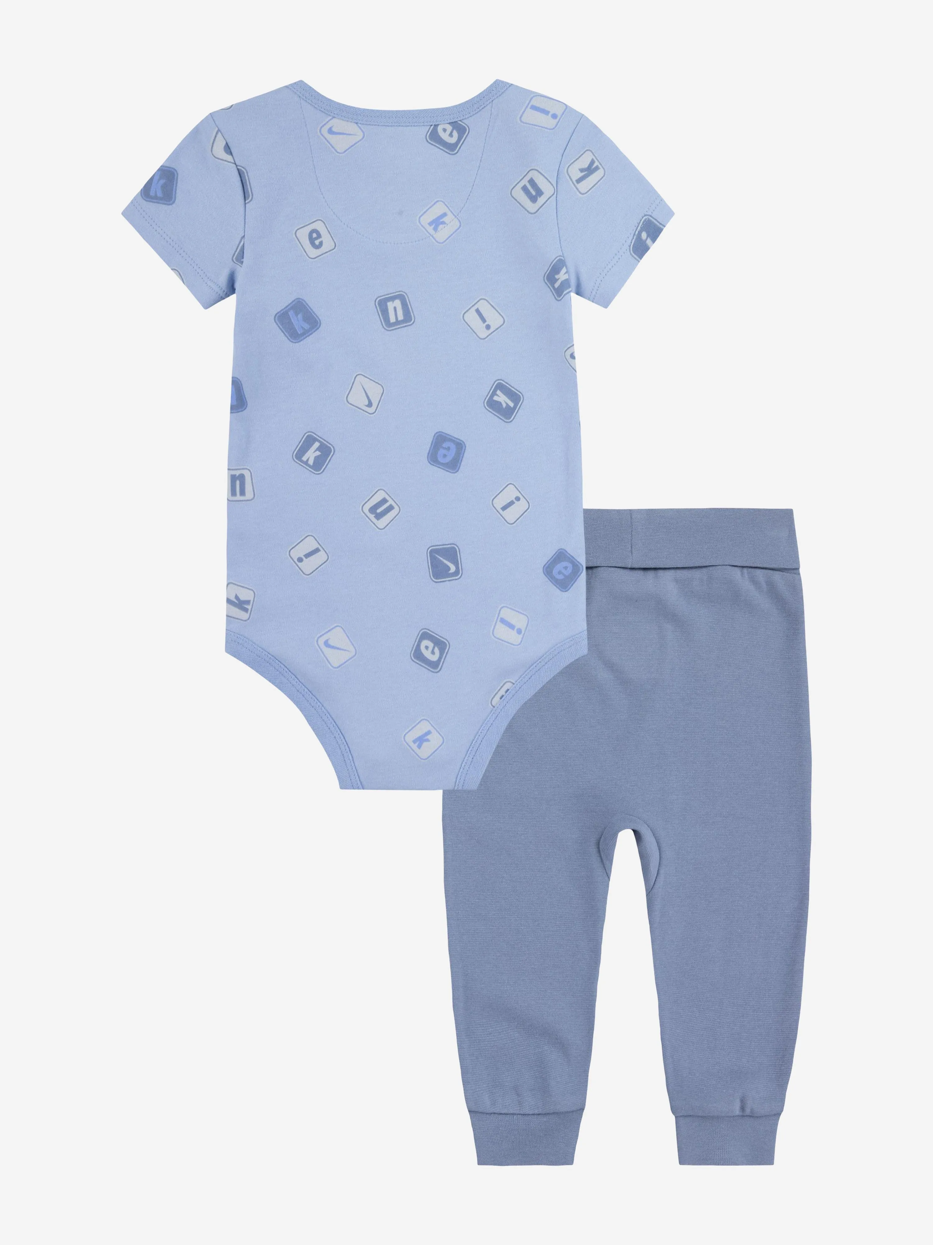 Nike Baby Boys AOP Bodysuit And Leggings Set in Blue