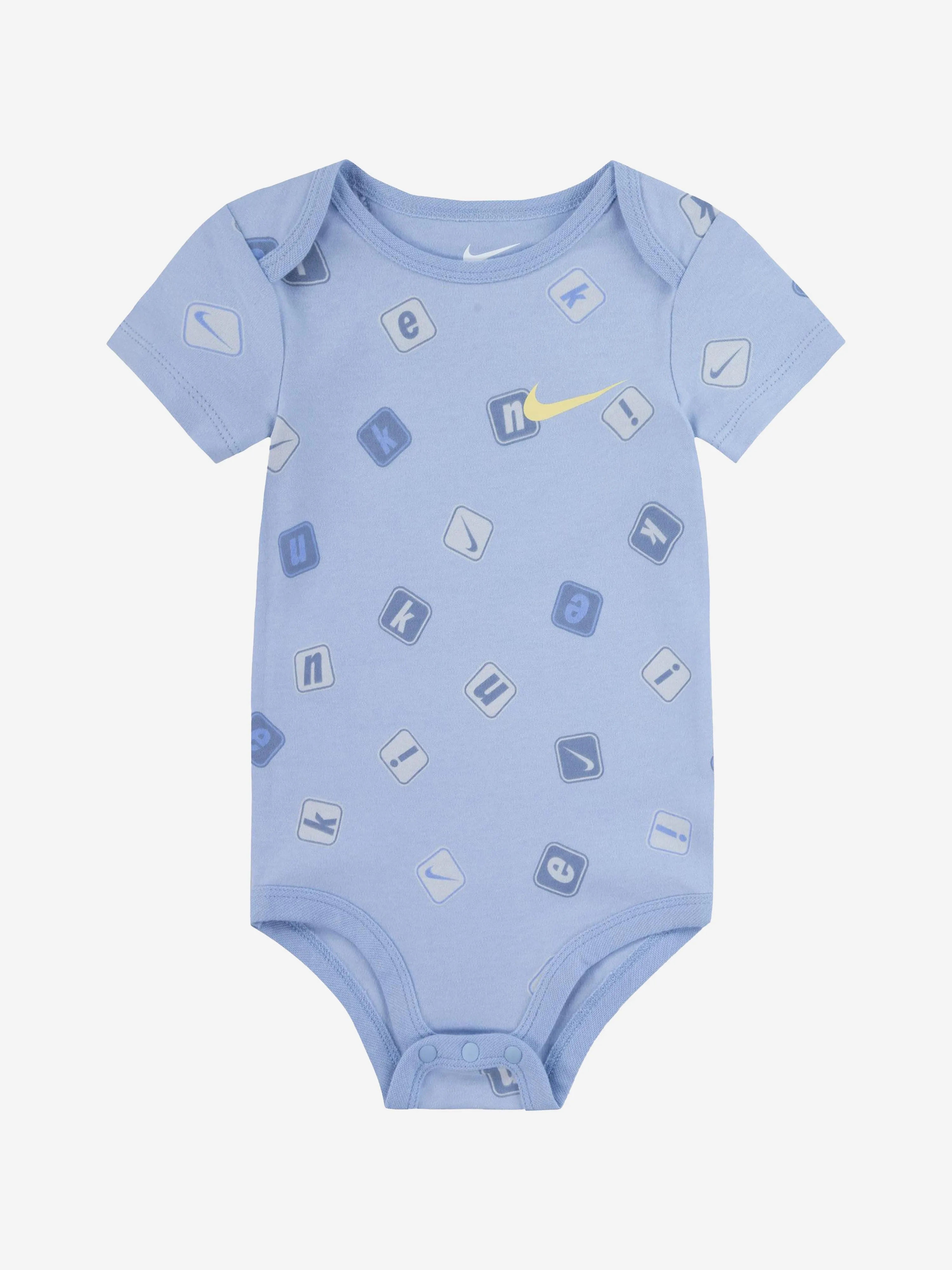 Nike Baby Boys AOP Bodysuit And Leggings Set in Blue