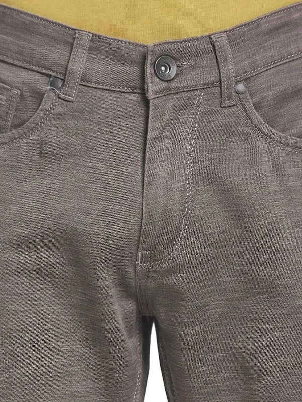 Octave Men Grey Chinos Cotton Trousers