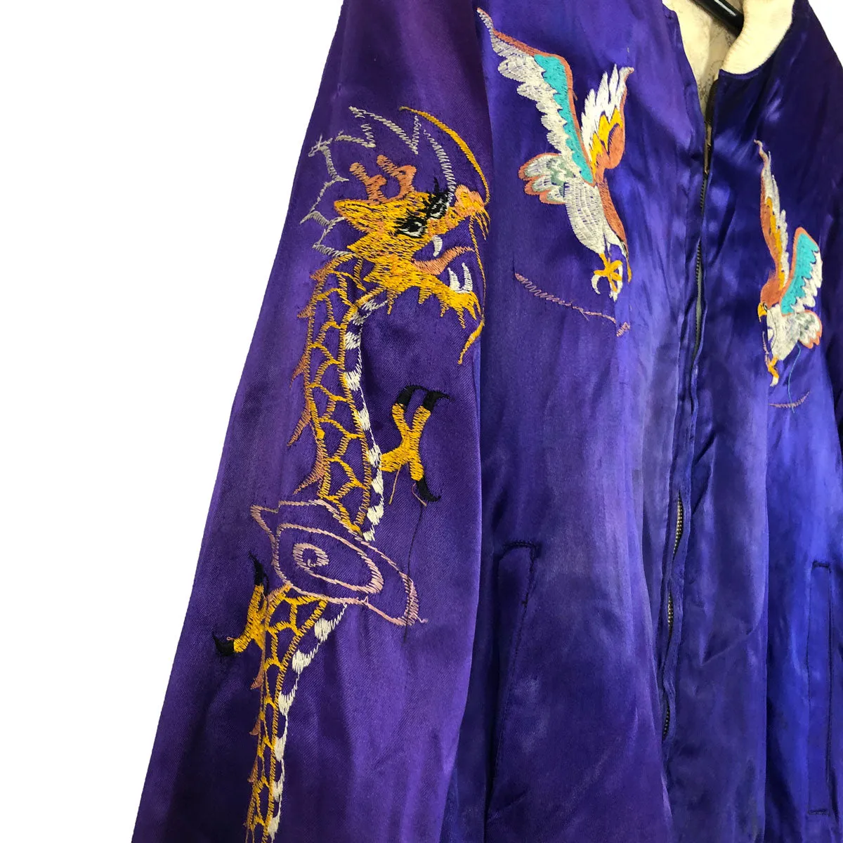 Original Silk Souvenir Jacket Korea C1950