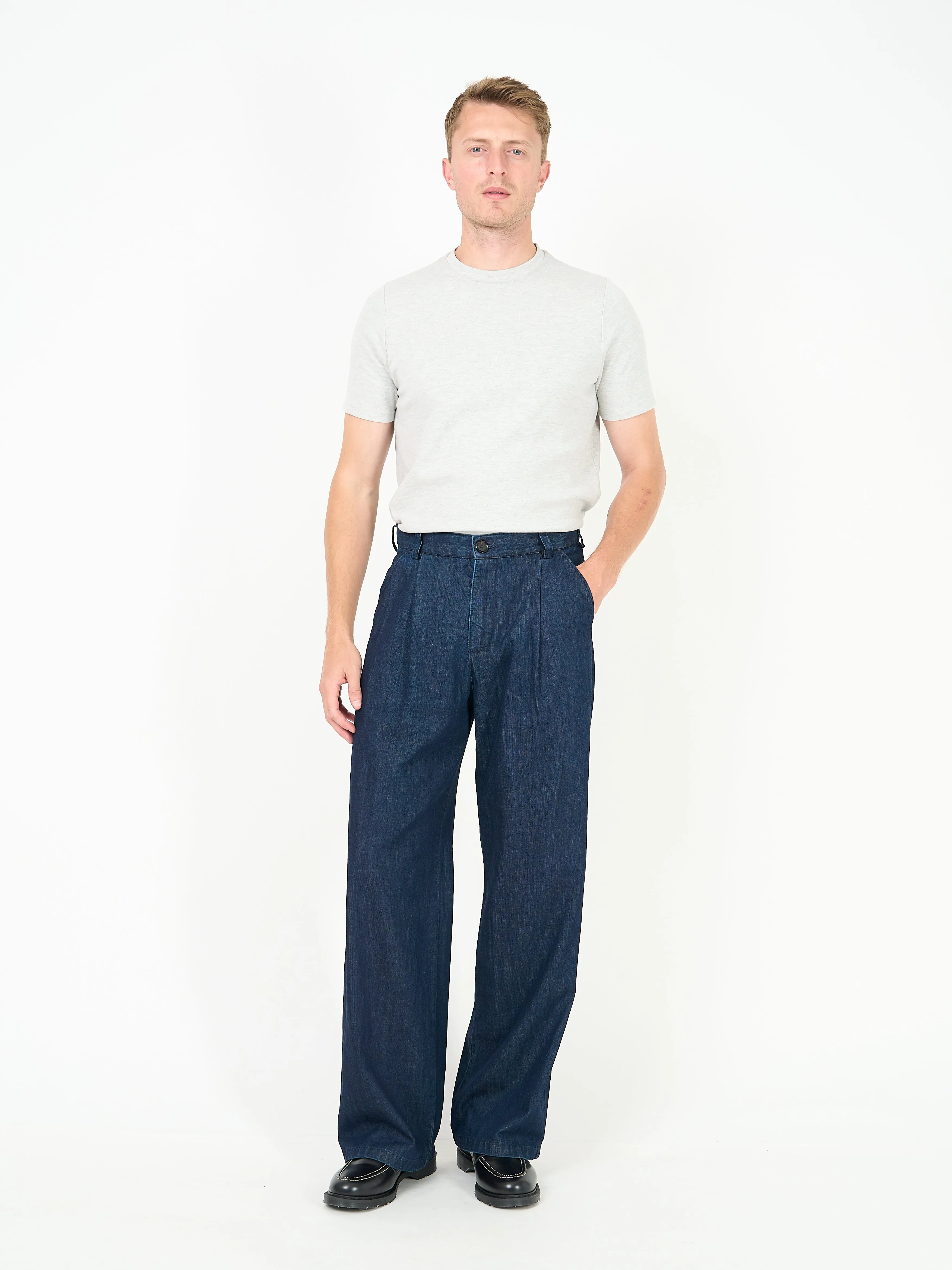 Orsman Trousers Mullins Denim Indigo Rinse