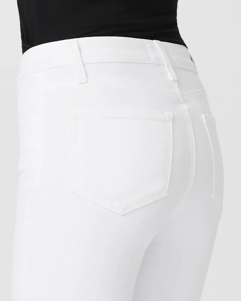 PAIGE Hoxton Crop - Crisp White