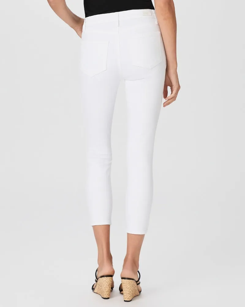 PAIGE Hoxton Crop - Crisp White