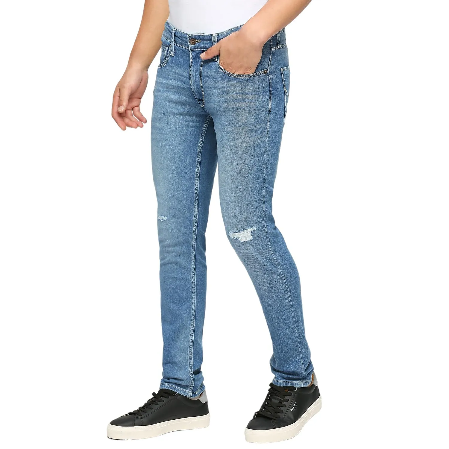 Pepe Jeans Men's Slim Jeans (PM207421Q051_Light Used