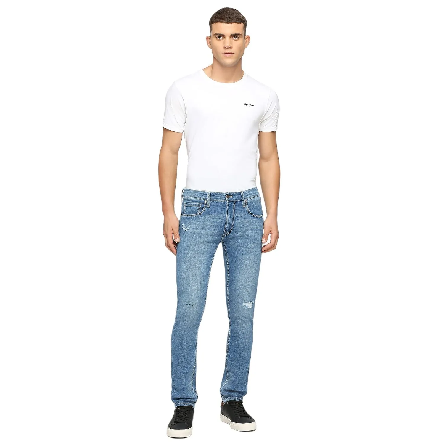 Pepe Jeans Men's Slim Jeans (PM207421Q051_Light Used