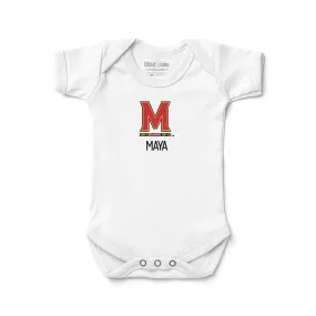 Personalized Maryland Terrapins M Bodysuit