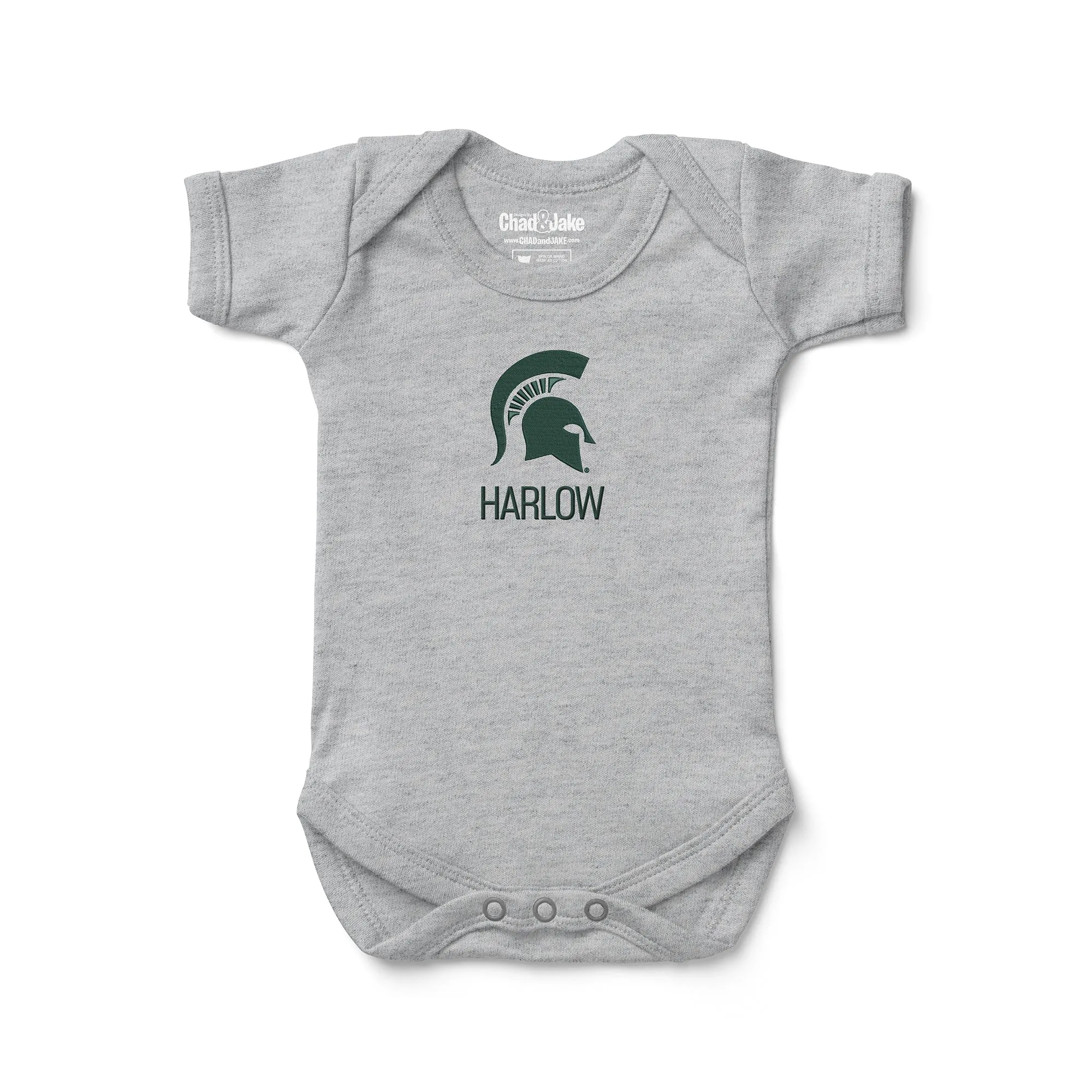 Personalized Michigan State Spartans Bodysuit