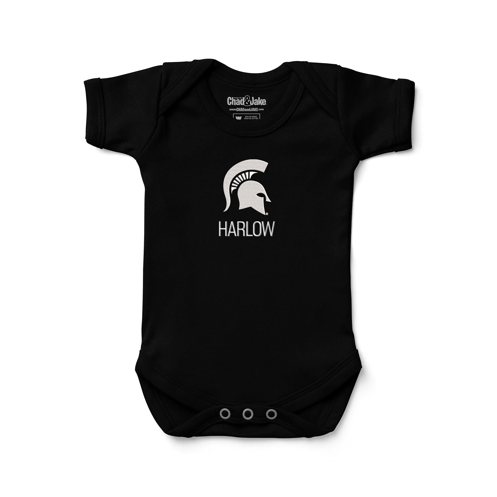 Personalized Michigan State Spartans Bodysuit