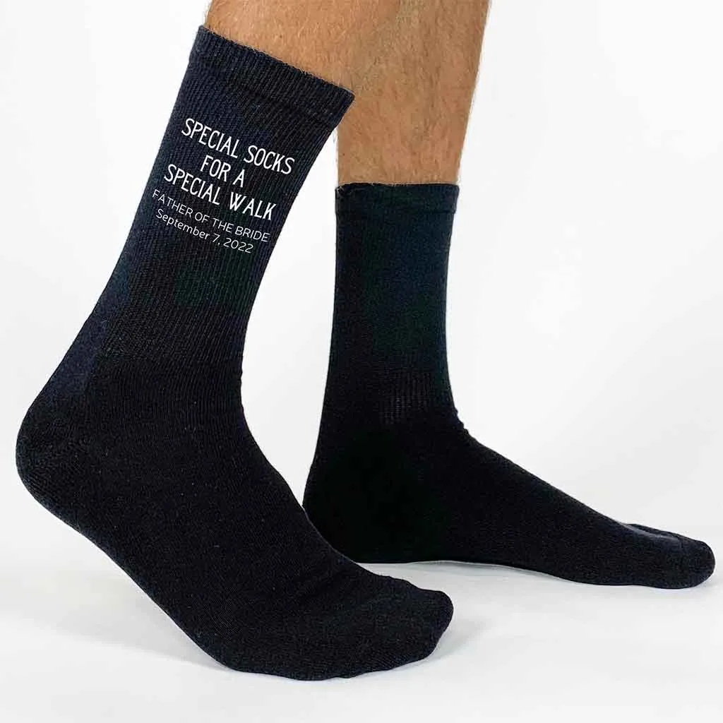 Personalized Wedding Socks for the Father of the Bride