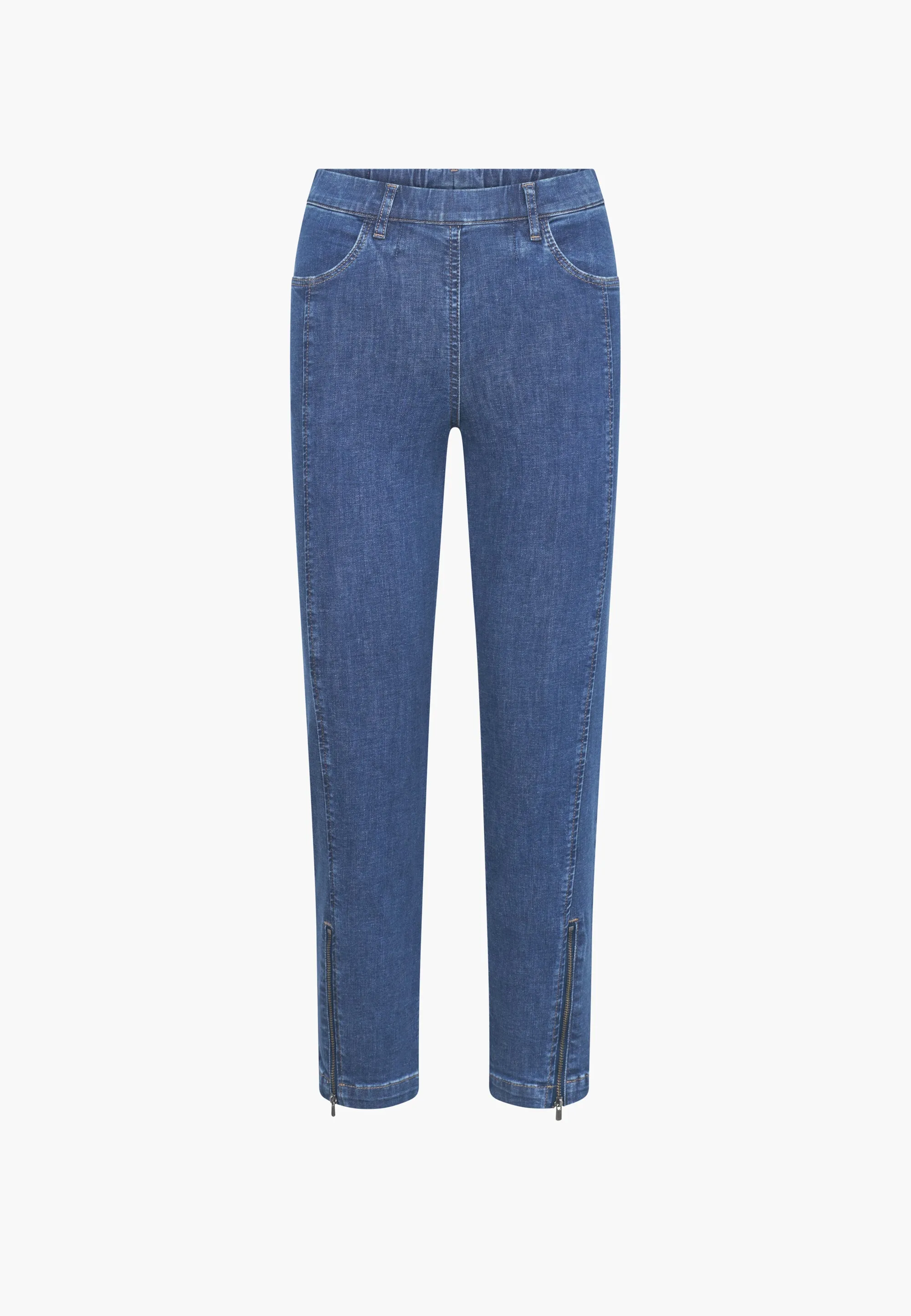 Piper Regular Crop - Blue Denim