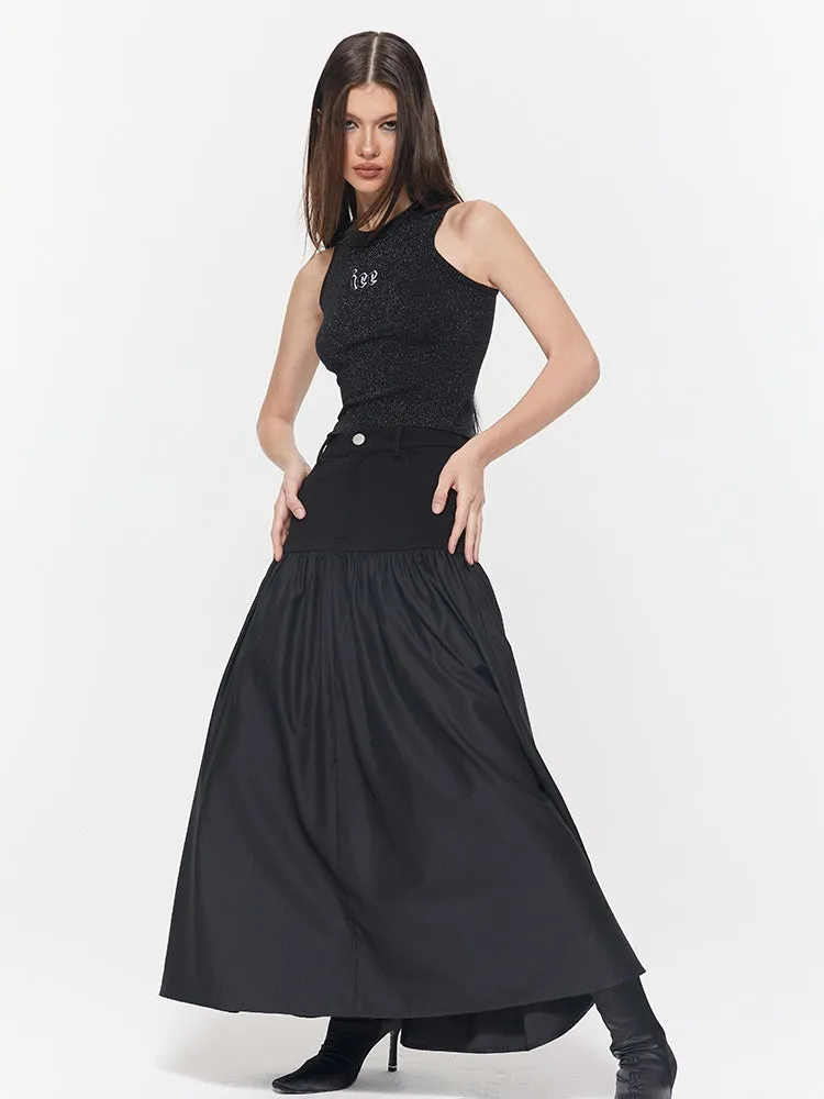 Plain Mix Nichi Long-Skirt