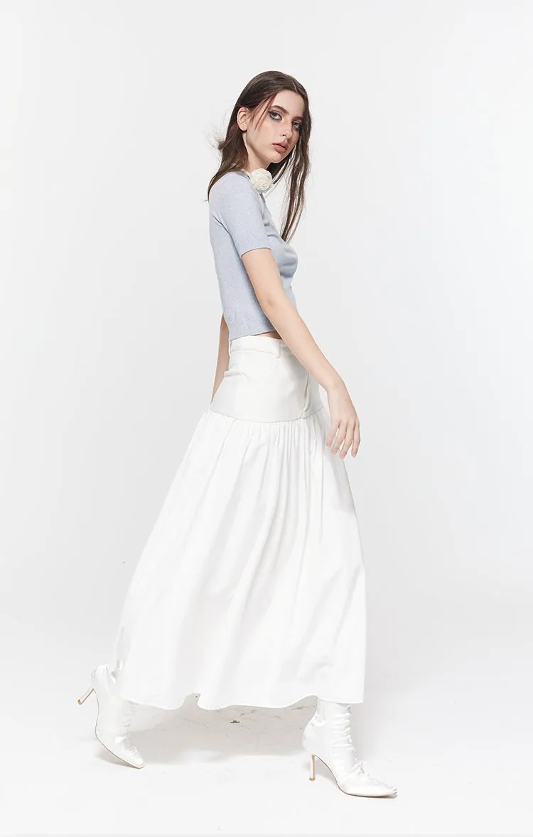 Plain Mix Nichi Long-Skirt